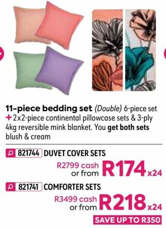 HomeChoice Comforter Sets offer