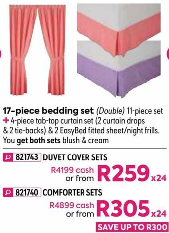 HomeChoice Comforter Sets offer