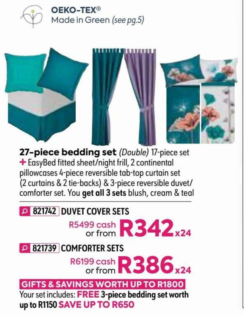 Duvet Cover Sets offer at HomeChoice