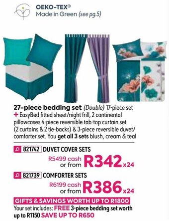HomeChoice Comforter Sets offer