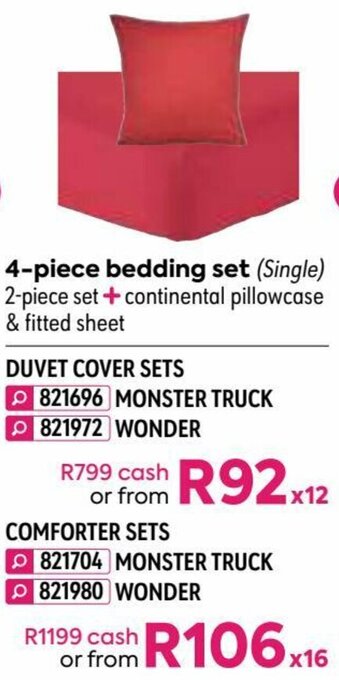 HomeChoice Comforter Sets offer