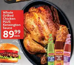 Oxford Freshmarket Whole Grilled Chicken Plus Kensington Sauce offer