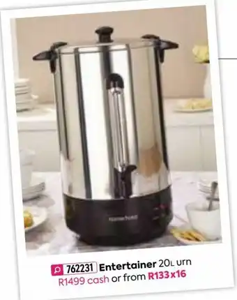 HomeChoice Entertainer 20L urn offer