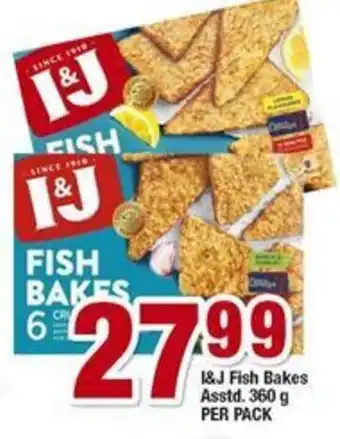 OK Foods I&J Fish Bakes Asstd. 360g offer
