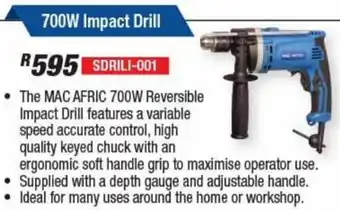 Adendorff Machinery Mart Impact Drill 700W SDRILI-001 offer