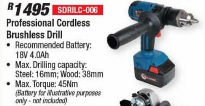 Cordless drill adendorff new arrivals