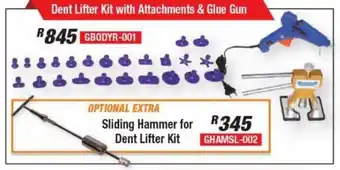Adendorff Machinery Mart Dent Lifter Kit with Attachments & Glue Gun GBODYR-001 offer
