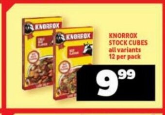 Usave Knorrox Stock Cubes All Variants 12 per pack offer