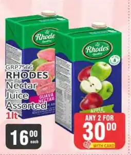 KitKat Cash and Carry RHODES Nectar Juice Assorted 1lt offer