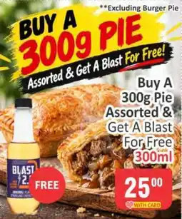 KitKat Cash and Carry 300g Pie Assorted & Blast 300ml offer