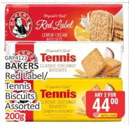 KitKat Cash and Carry BAKERS Red Label/Tennis Biscuits Assorted offer