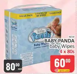KitKat Cash and Carry BABY PANDA baby Wipes 4 x 80s offer