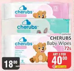 KitKat Cash and Carry CHERUBS Baby Wipes 72s offer