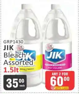 KitKat Cash and Carry JIK Bleach Assorted 1.5lt offer