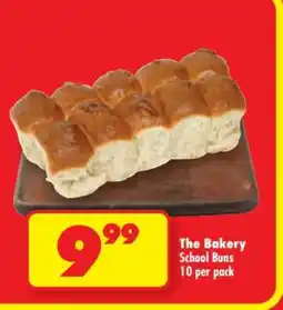 Shoprite THE BAKERY SCHOOL BUNS 10 per pack offer