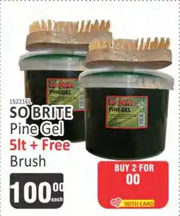 KitKat Cash and Carry SO BRITE Pine Gel 5lt + Free Brush offer