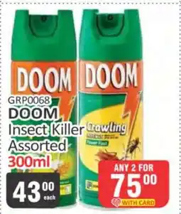 KitKat Cash and Carry DOOM INSECT Killer Assorted 300ml offer