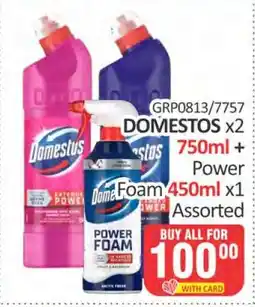 KitKat Cash and Carry DOMESTOS x2 750ml + Power Foam 450ml x1 Assorted offer