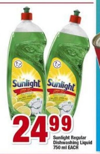 OK Foods Sunlight Regular Dishwashing Liquid 750ml offer