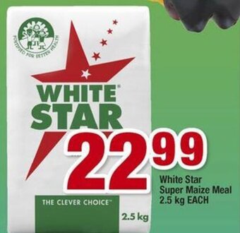 OK Foods White Star Super Maize Meal 2.5kg offer