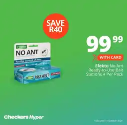 Checkers Efekto No Ant Ready-to-Use Bait Stations offer