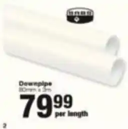 Build It Downpipe 80mm x 3m offer