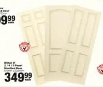 BUILD IT 2 / 4 / 6 Panel Moulded Door