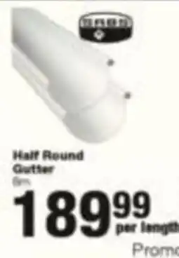 Build It Half Round Gutter offer