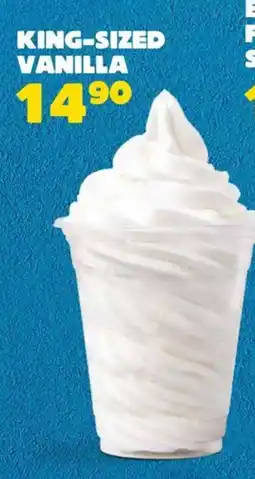 Hungry Lion King-Sized Vanilla offer