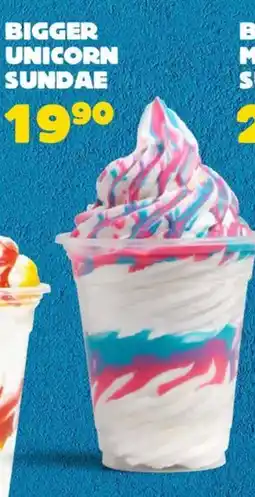 Hungry Lion Bigger Unicorn Sundae offer