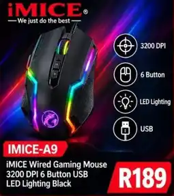 Matrix Warehouse iMICE Wired Gaming Mouse offer