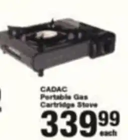 Build It CADAC Portable Gas Cartridge Stove offer