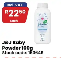 Africa Cash and Carry J&J Baby Powder offer
