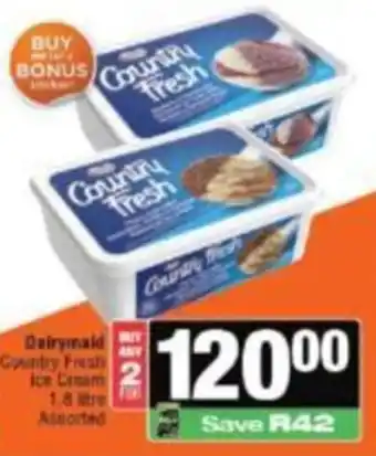 Dairymaid Country Fresh Ice Cream Assorted