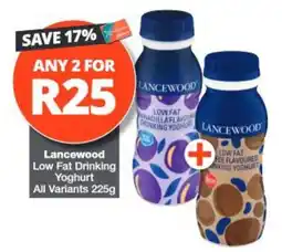 Checkers Lancewood Low Fat Drinking Yoghurt offer