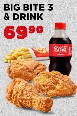 Hungry Lion Big Bite 3 & Drink offer