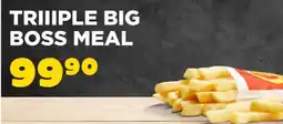 Hungry Lion TRIIIPLE BIG BOSS MEAL offer
