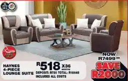 Lewis HAYNES 4-PIECE LOUNGE SUITE offer