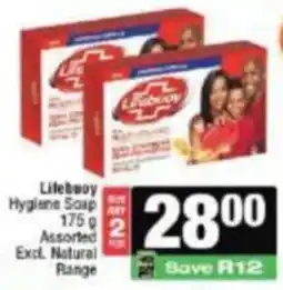 KwikSpar Lifebuoy Hygiene Soap Assorted offer