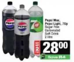 KwikSpar Pepsi Max, Pepsi Light, 7Up offer