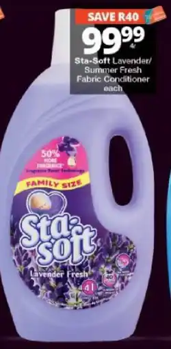 Checkers Sta-Soft Lavender/Fabric Conditioner offer