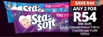 Sta-Soft Lavender Concentrated Fabric Conditioner Refill