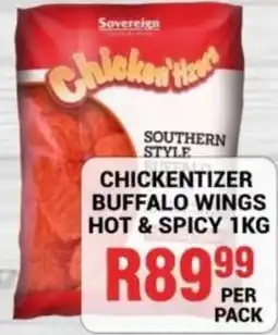 Chikro Food Market Chicken'tizers Southern Style ChickenTizer Buffalo Wings Hot & Spicy offer