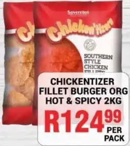 Chikro Food Market Chicken'izers Fillet Burger Org Hot & Spicy offer