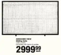 Build It AWESOME VIEW Sliding Gate offer