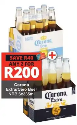 Checkers Liquor Shop Corona Extra/Cero Beer offer