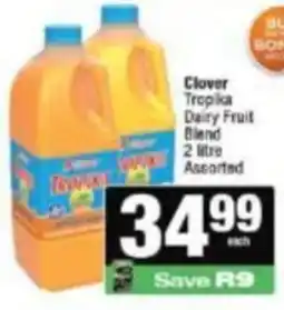 KwikSpar Clover Tropika Dairy Fruit Blend Assorted offer
