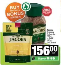 KwikSpar Jacobs Gold Coffee offer