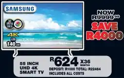 Lewis Samsung 55 inch UHD 4K Smart TV offer