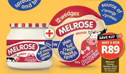 Checkers Melrose Cheese Wedges offer